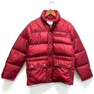 Mens Vintage White Rabbit Brand Puffer Jacket